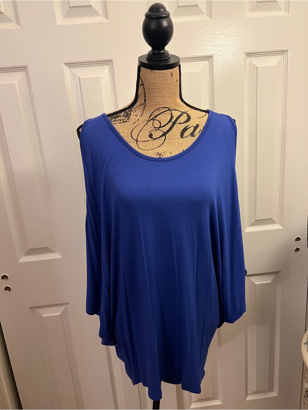 mittoshop Royal Blue Scoop Neck Tunic